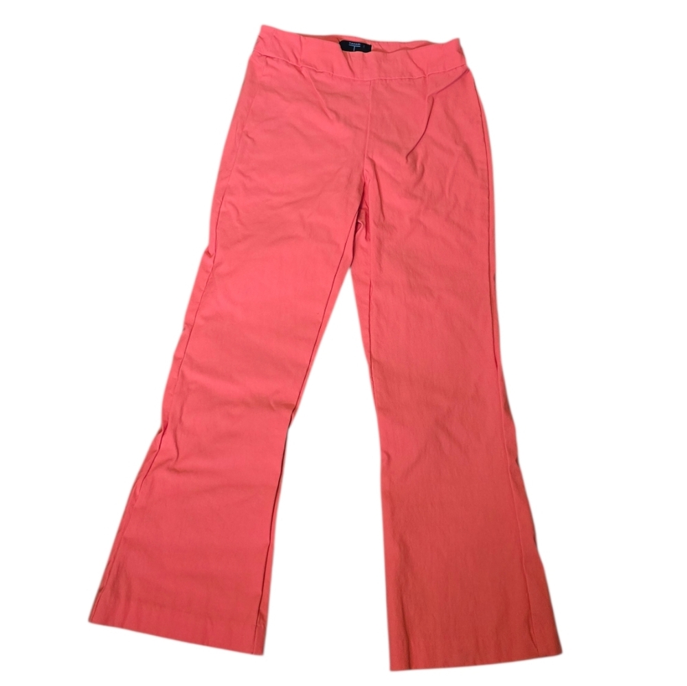T Tahari Pink Bootcut Cropped Pants Size Xs